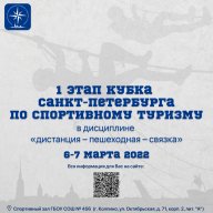 Кубок Санкт-Петербурга по спортивному туризму 2022 г., 1 этап